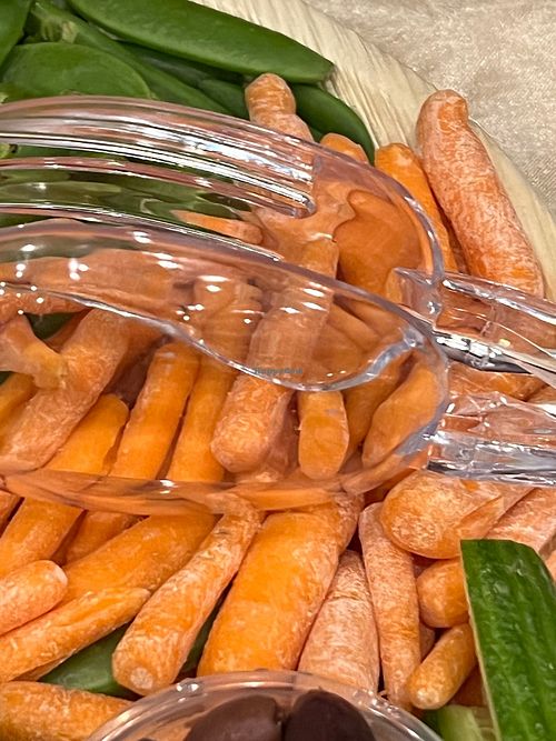 Old rotten carrots at Ariela's Pizza & Kosher Kitchen in Las Vegas