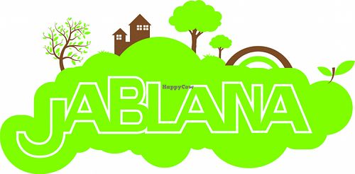 Jablana's logo at Trgovina Rastoča Jablana in Ljubljana