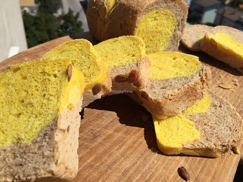 Daily fresh home-made bread without any additives. at Trgovina Rastoča Jablana in Ljubljana