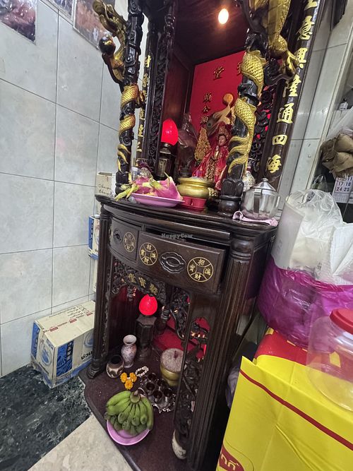 Shrine   at Jay Oh Vegetarian in Bangkok