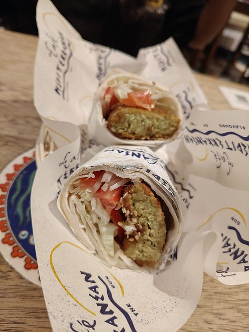 Falafel gyro at The Cafe Mediterranean in Muntinlupa