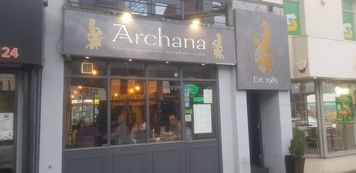 Exterior at Archana in Belfast