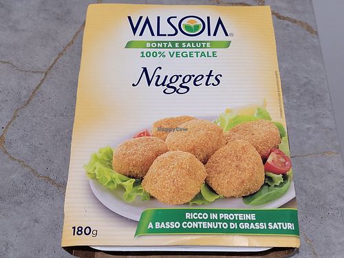 Vegan nuggets at Baronesha in Tirana