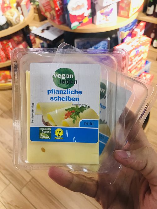 Vegan cheese at Baronesha in Tirana