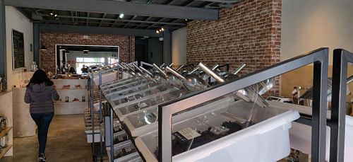 bulk bins at Salud a Granel in Tijuana