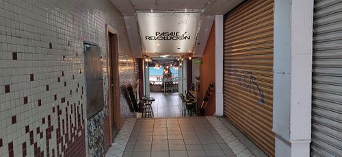 Corridor at Remolacha in Tijuana