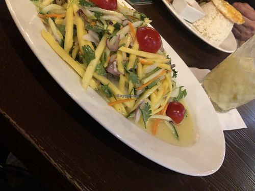Pina colada & mango salad at Modrý Zub - Jindřišská in Prague