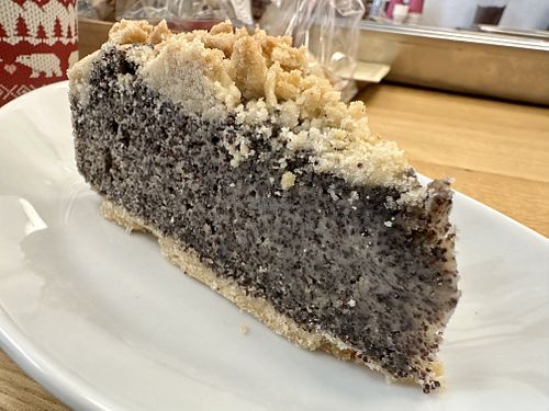 poppy seed cake  at Brotgefuehle in Leipzig
