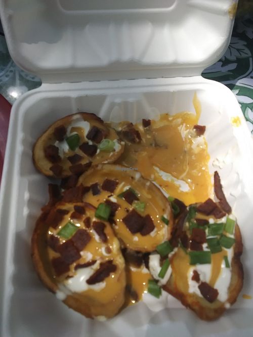 Stuffed potato skins at 4th & State in Columbus