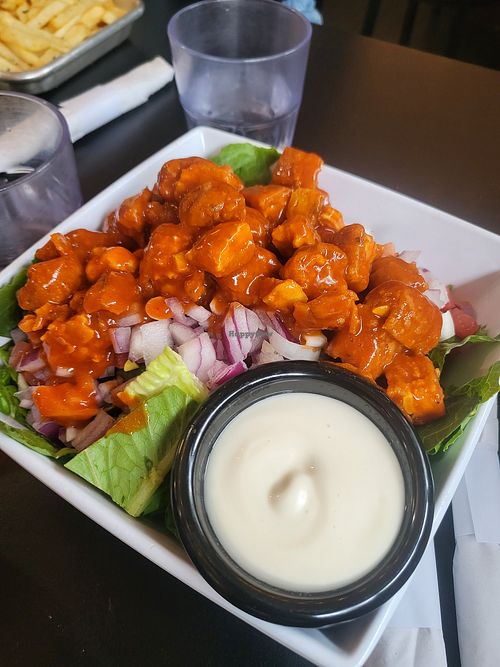 Buffalo salad at 4th & State in Columbus