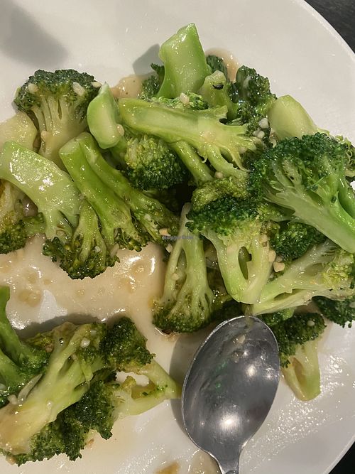 Broccoli with garlic sauce  at Ha Long Bay Bistro in Dunedin