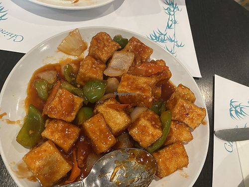 General Tso Tofu  at Ha Long Bay Bistro in Dunedin