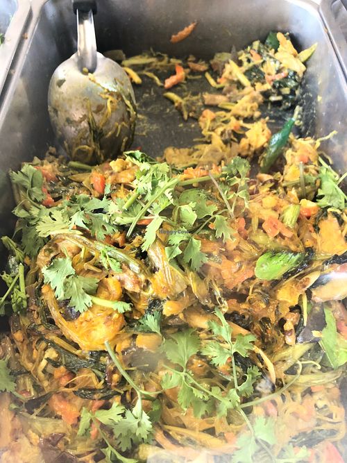 Buffet food at J La Thip in Lampang