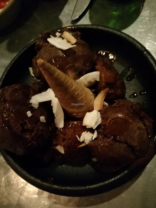 Sticky toffee dessert at The Florist in Liverpool