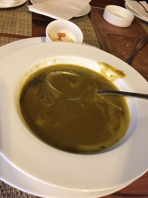Lentils soup, not really spicy at Santolla in Puerto Natales