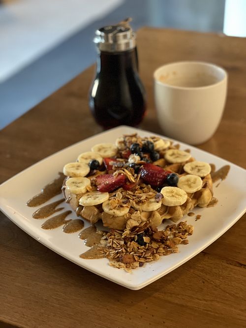   at Black Coffee and Waffle Bar in Fargo