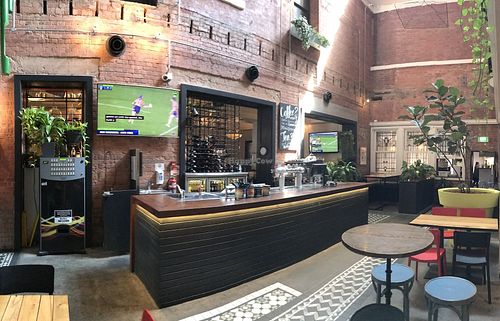 Inside view at The Fox Hotel in South Brisbane