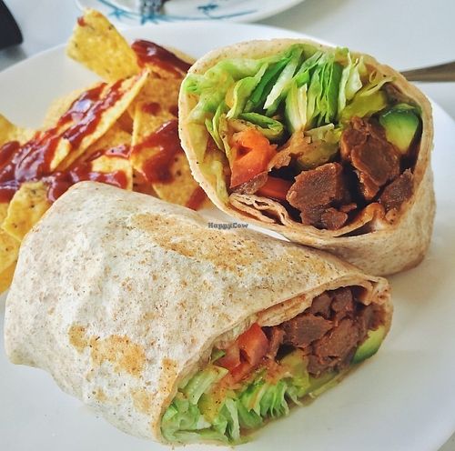 Heavenly wrap at Loving Hut in Houston