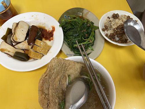 Overall dishes 230ntd  at NíngXià SuíYuán 寧夏隨緣素食 in Taipei