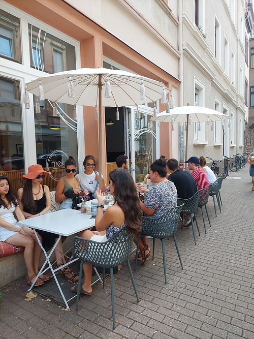 Outside at meiks in Heidelberg