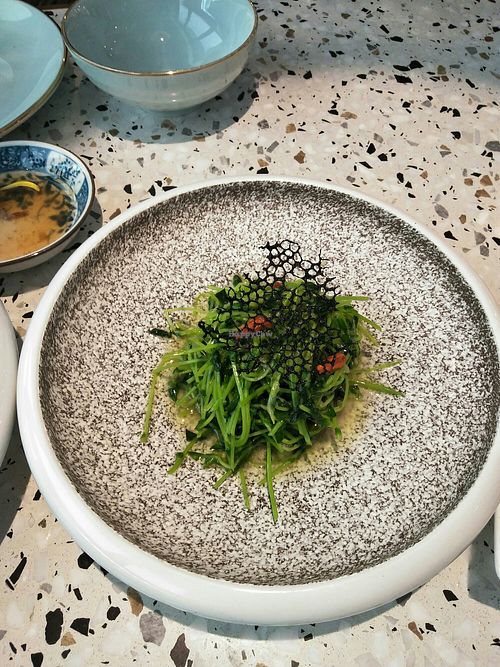 Fried pea shutes. at Jiǎn Dān 笕箪 - Anyuan Rd in Shanghai