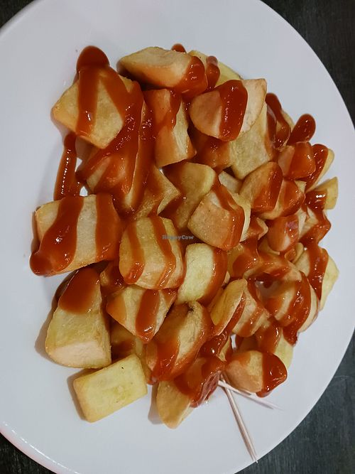 Patatas bravas at K-Tapas in Albacete