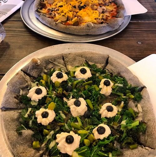 Ravenous Lumberjack (top) and Vegan Temptation (bottom) - Both delicious! at Picky Wops in East London