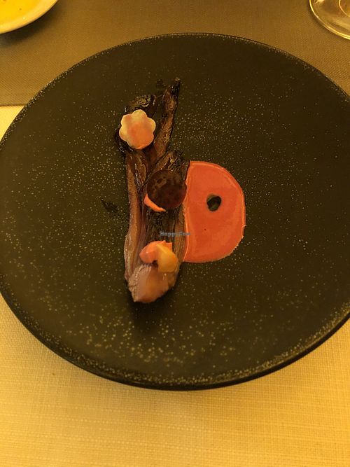 Bok Choy in a lovely sauce at La Table d'Adrien in Verbier