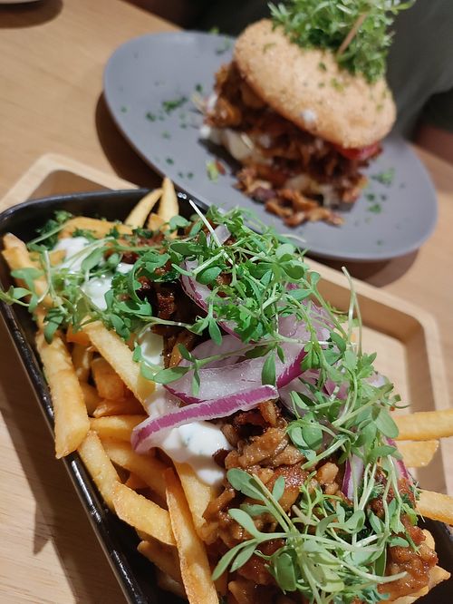 Kebap Fries und Kebap Burger at King of Greens in Leonberg