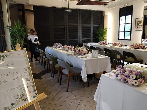 private area for joyous celebration  at Botanico at The Garage in Central Singapore