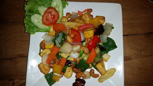 Tofu pad ped mamuang at Ao Kao White Sand Beach Resort in Koh Mak