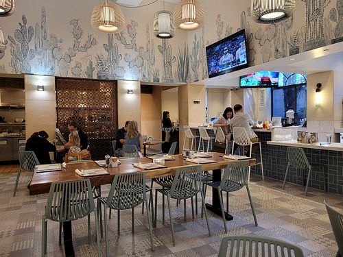 Restaurant interior at Truth & Tonic in Las Vegas