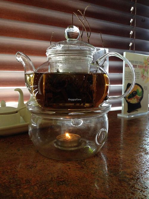 Oriental beauty tea. at Loma House Vegetarian Express in Edmonton