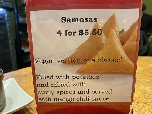  Yummy Vegan Samosa at Loma House Vegetarian Express in Edmonton