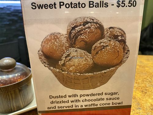 Almost as good as the in-house made chocolate pudding   at Loma House Vegetarian Express in Edmonton