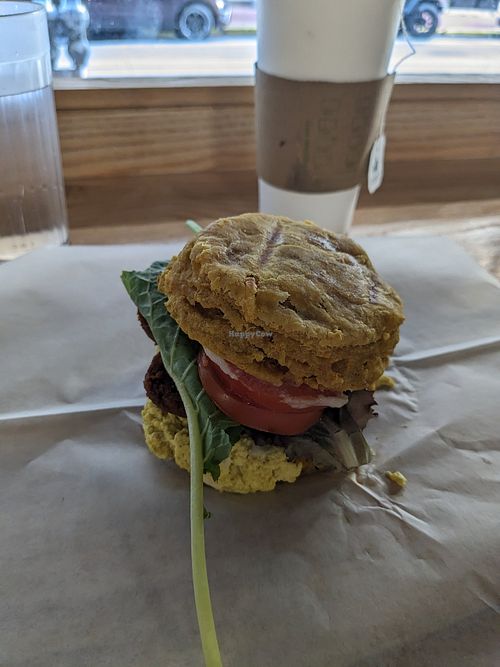Pumpkin biscuit at Breads On Oak - Carondelet St in New Orleans