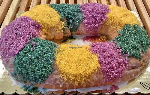 King cake! at Breads On Oak - Carondelet St in New Orleans