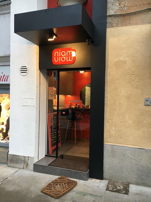  very tiny place at Niam Niam in Ljubljana