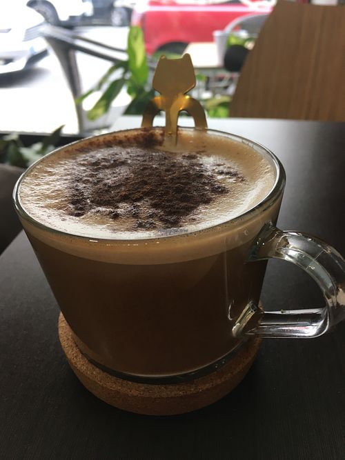 Cappuccino  at Moko Veggie Café - Alvalade in Lisbon