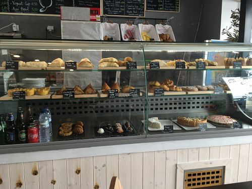 The display at Moko Veggie Café - Alvalade in Lisbon