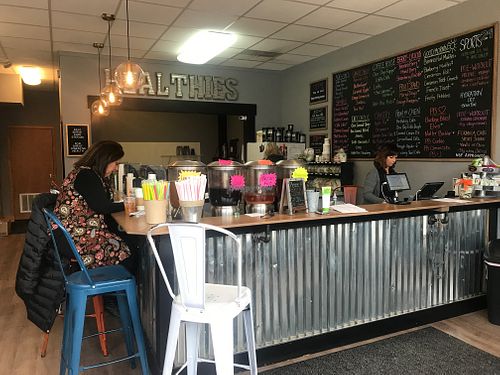 Counter at Healthies of Hillsdale in Hillsdale