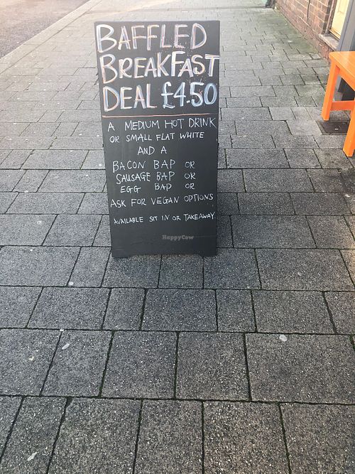 Menu at Baffled Coffee in Portsmouth