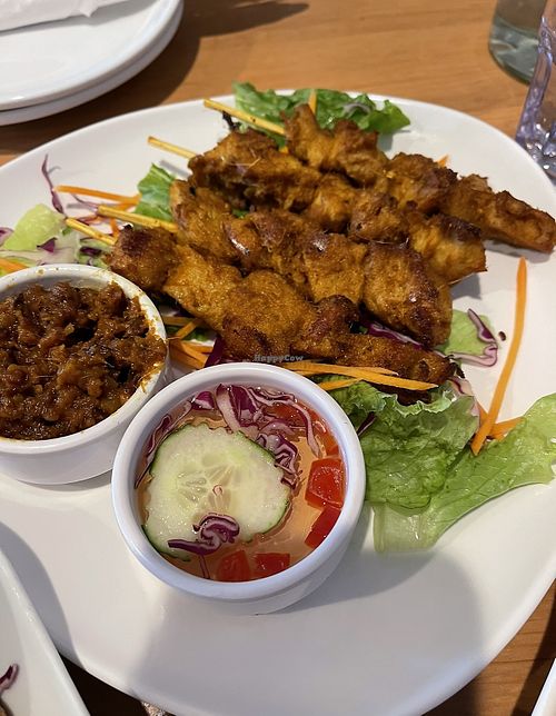 Satay Skewers   at Alice & Friends' Vegan Kitchen in Chicago