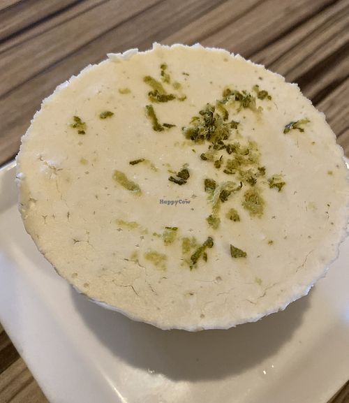 Raw Keylime Cheesecake was ok  at Alice & Friends' Vegan Kitchen in Chicago