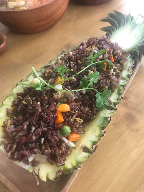 Pineapple fried rice at 4An in Ho Chi Minh City