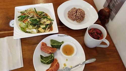 Don't miss these dumplings! at V.L.C Vegan Eatery in Orlando
