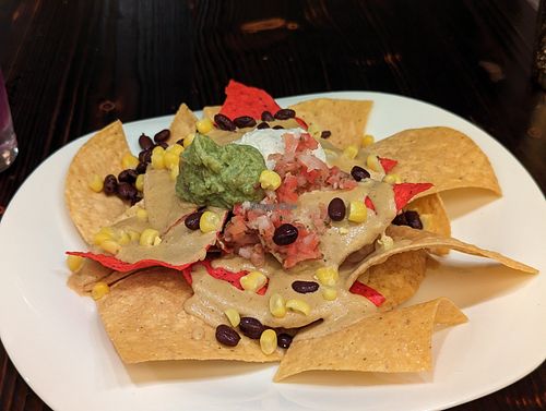 Vegan nachos at Kindred in New Orleans