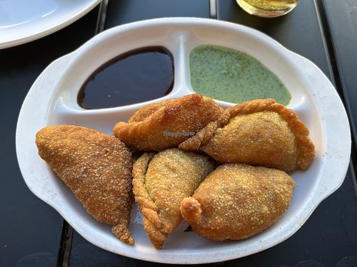 Samosas  at Sartaj India Cafe in Sausalito