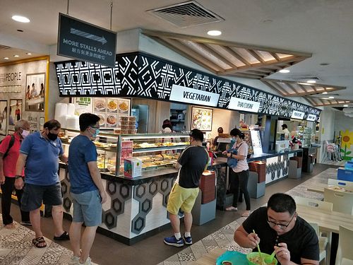 Stall front at Guang Yuan 广缘 - Punggol Oasis in Northeast Singapore
