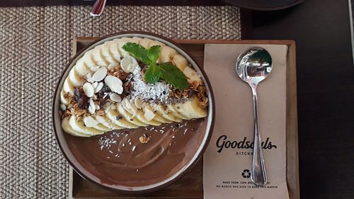 Cacao bowl at Downtown - Vegan Garden Restaurant in Chiang Mai